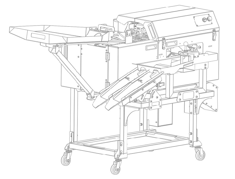 單排敲蛋機(jī)+蛋液雙槽分離型+碎殼機(jī)型 單排敲蛋機(jī)+蛋液雙槽分離型+碎殼機(jī)型