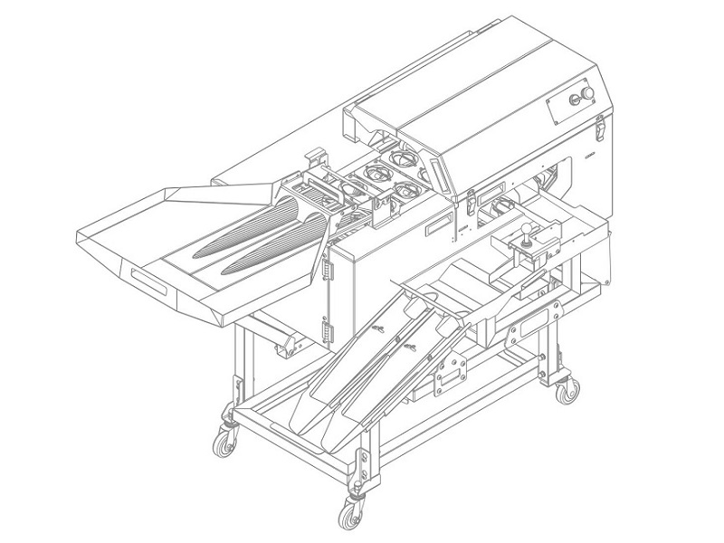 雙排敲蛋機+蛋液雙槽分離+碎殼機型
