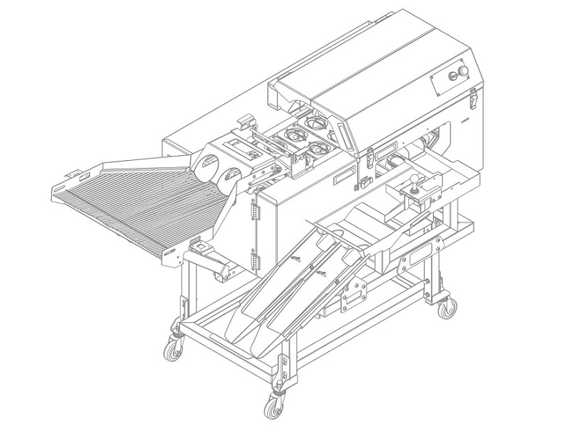 雙排敲蛋機+蛋液雙槽分離+對接版機型